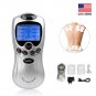 Electric Full Body Massager Pulse Slimming Muscle Relax Massage 4 Pads Therapy