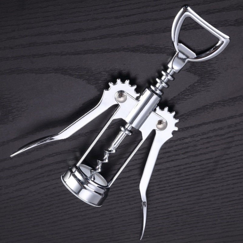 Stainless Steel Wine Opener Wing Type Waiter Bottle Corkscrew Handles Opener