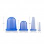 4pcs Silicone Vacuum Cupping Massage Body Cup Anti Cellulite Therapy Cup Set