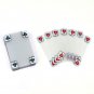 Transparent Waterproof PVC Poker Playing Cards Plastic Crystal Waterproof 54pcs