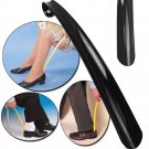 Flexible Plastic Long Handle Shoehorn Shoe Horn AID Stick Durable 42CM Black