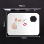 Stainless Still Finger Nail Art Color Mixing Palette Makeup Manicure Nail Tool