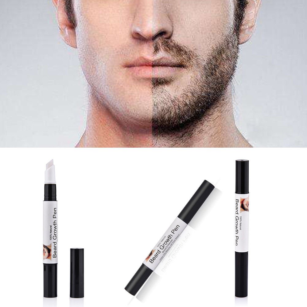 Men Natural Beard Fast Growth Liquid Facial Whiskers Enhancer Nutrition Grow ill