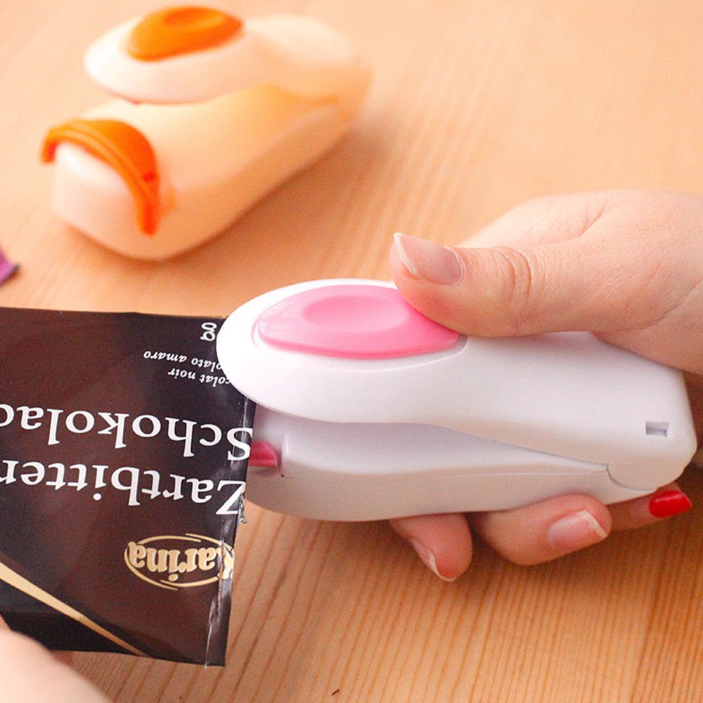 Mini Portable Heat Sealing Machine Food Impulse Sealer Seal Packing Plastic Bag