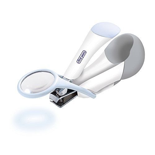 Baby Nail Clipper Cleaner Fingernail Infant Toenail Clipper w/Magnifier Nail Car