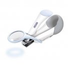 Baby Nail Clipper Cleaner Fingernail Infant Toenail Clipper w/Magnifier Nail Car