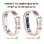 Rose Gold Genuine Leather Band Replacement For Fitbit Alta HR