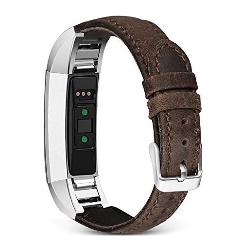 Retro Genuine Leather Straps for Fitbit Alta/ Alta HR Replacement Wristbands