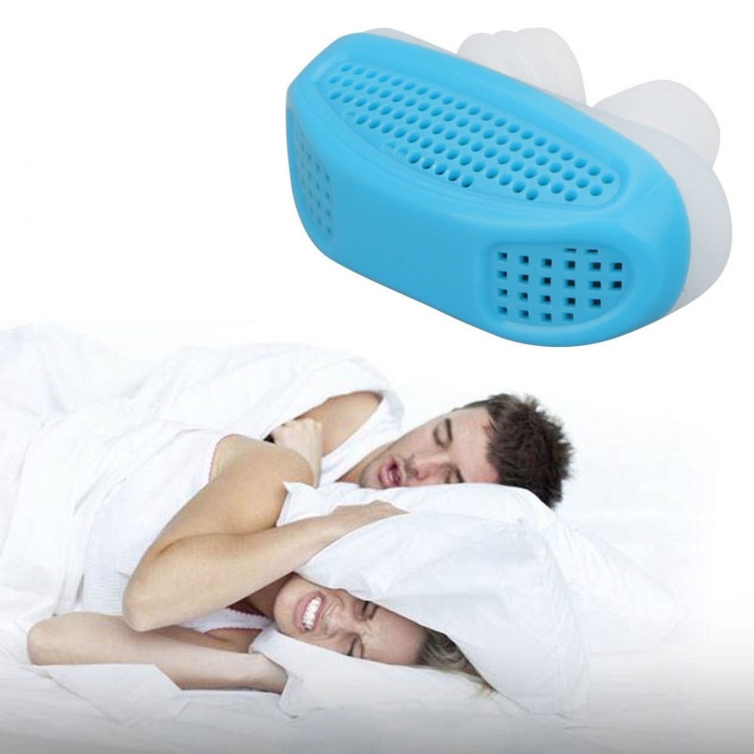 Airing Micro CPAP Nose Clip Device (Cordless) For Sleep Apnea Sleeping Aids