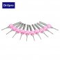 Drillpro 10pcs 1.0mm Carbide Micro PCB Drill Bits CNC Jewelry Rotary Tool For PC