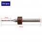 Drillpro 10pcs 1.0mm Carbide Micro PCB Drill Bits CNC Jewelry Rotary Tool For PC