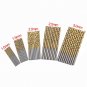50Pcs 1/1.5/2/2.5/3mm Titanium Coated HSS High Speed Steel Drill Bit Set Tool