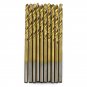50Pcs 1/1.5/2/2.5/3mm Titanium Coated HSS High Speed Steel Drill Bit Set Tool