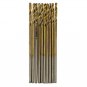 50Pcs 1/1.5/2/2.5/3mm Titanium Coated HSS High Speed Steel Drill Bit Set Tool