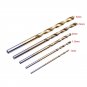 50Pcs 1/1.5/2/2.5/3mm Titanium Coated HSS High Speed Steel Drill Bit Set Tool