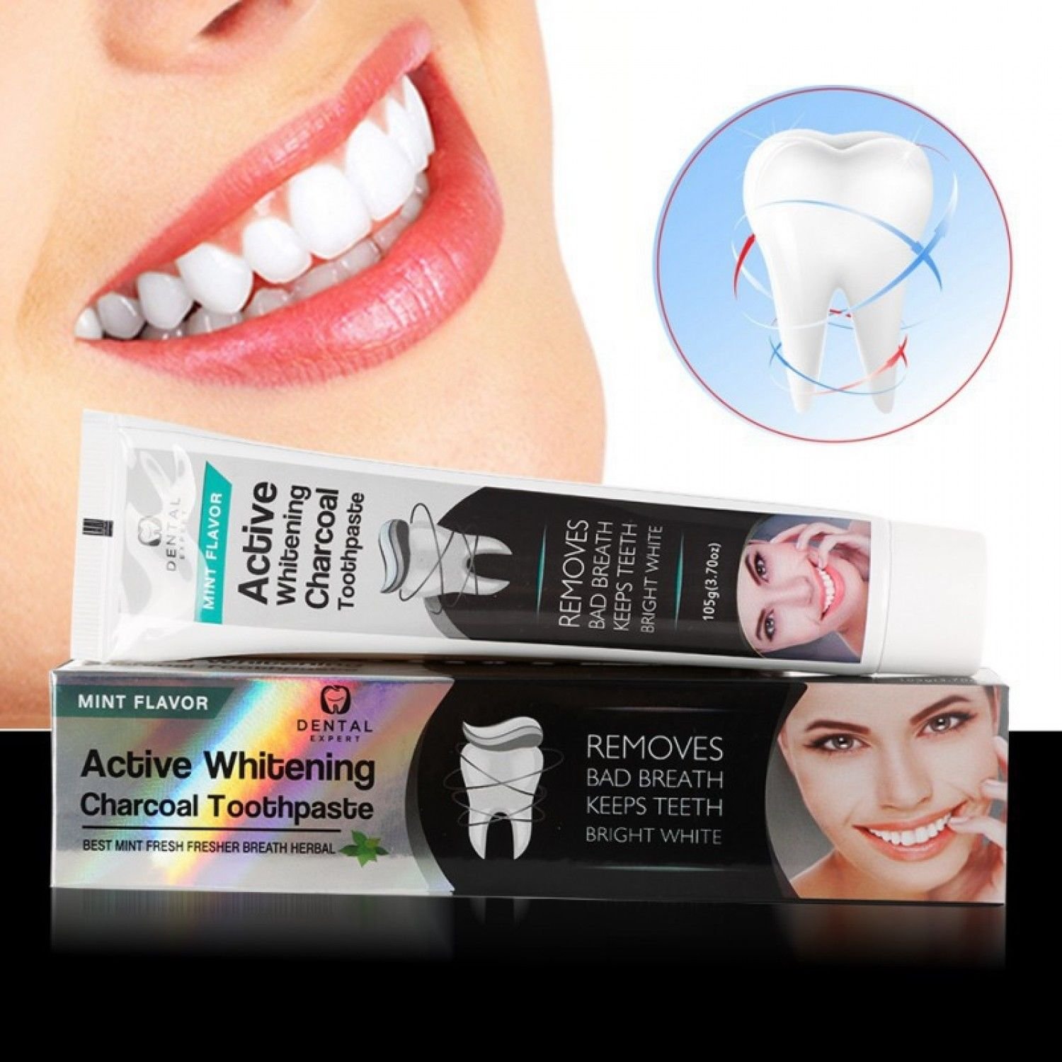 Bamboo Charcoal Toothpaste Whitening Black Toothpaste Charcoal Oral Hygiene Toot