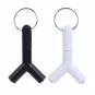 2 Pcs 3.5mm Male with 2 Female Stereo Audio Headphone Earphone Splitter Adapter