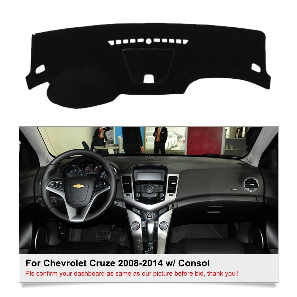 DashMat Dash Cover Mat For Chevrolet Cruze 2010-2014 w/ Consol Dashboard Cover