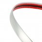 8mm / 39ft Auto Car Bright Silver Chrome Moulding Trim Bumper Strip Adhesive Set