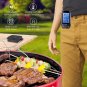 US Wireless WIFI Digital Dual Probe Barbecue Thermometer BBQ Oven Cooking Meat