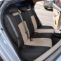 Durable S / M Size Car 5-Seats Beige Seat Cover Mesh Polyester Front +Rear Cover