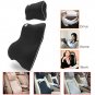 Universal Auto Car Memory Foam Lumbar Neck Cushion Pillows Seat Set Comfortable