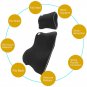 Universal Auto Car Memory Foam Lumbar Neck Cushion Pillows Seat Set Comfortable