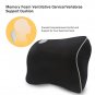 Universal Auto Car Memory Foam Lumbar Neck Cushion Pillows Seat Set Comfortable