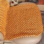 2pc Car Summer Natural Wood Wooden Beaded Massage Truck Seat Cover Cool Cushion