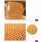 2pc Car Summer Natural Wood Wooden Beaded Massage Truck Seat Cover Cool Cushion