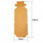 2pc Car Summer Natural Wood Wooden Beaded Massage Truck Seat Cover Cool Cushion