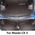 Black/Red Trunk Boot Mats Cargo Liner For MAZDA CX-5 2001-2016 All-weather Set