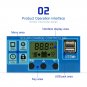 12V/24V Dual-USB LED Solar Panel Controller Regulator Charge Battery Protection