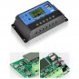 12V/24V Dual-USB LED Solar Panel Controller Regulator Charge Battery Protection