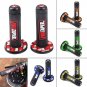 2pc 7/8" Motorcycle Rubber Hand Grip Handlebar Handle Bar ATV Dirt Bike Harley