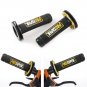 2pc 7/8" Motorcycle Rubber Hand Grip Handlebar Handle Bar ATV Dirt Bike Harley