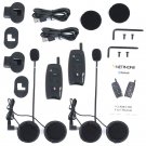 2pc Motorcycle 500M 2-Riders BT3.0 Bluetooth Helmet Interphone Intercom Headsets