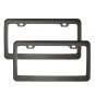 Black Car Metal License Plate Frame Holder Box Blank Aluminium Alloy Auto Set