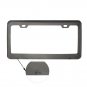 Black Car Metal License Plate Frame Holder Box Blank Aluminium Alloy Auto Set