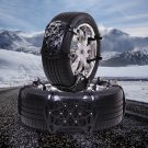 6pc Black 165-275mm Car Anti-Snow Anti-Skid Tire Chains Emergency Thickening Set