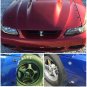 4pc Black Car Racing Quick Pins Push Button Billet Hood Lock Clip For BMW BENZ