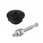 4pc Black Car Racing Quick Pins Push Button Billet Hood Lock Clip For BMW BENZ