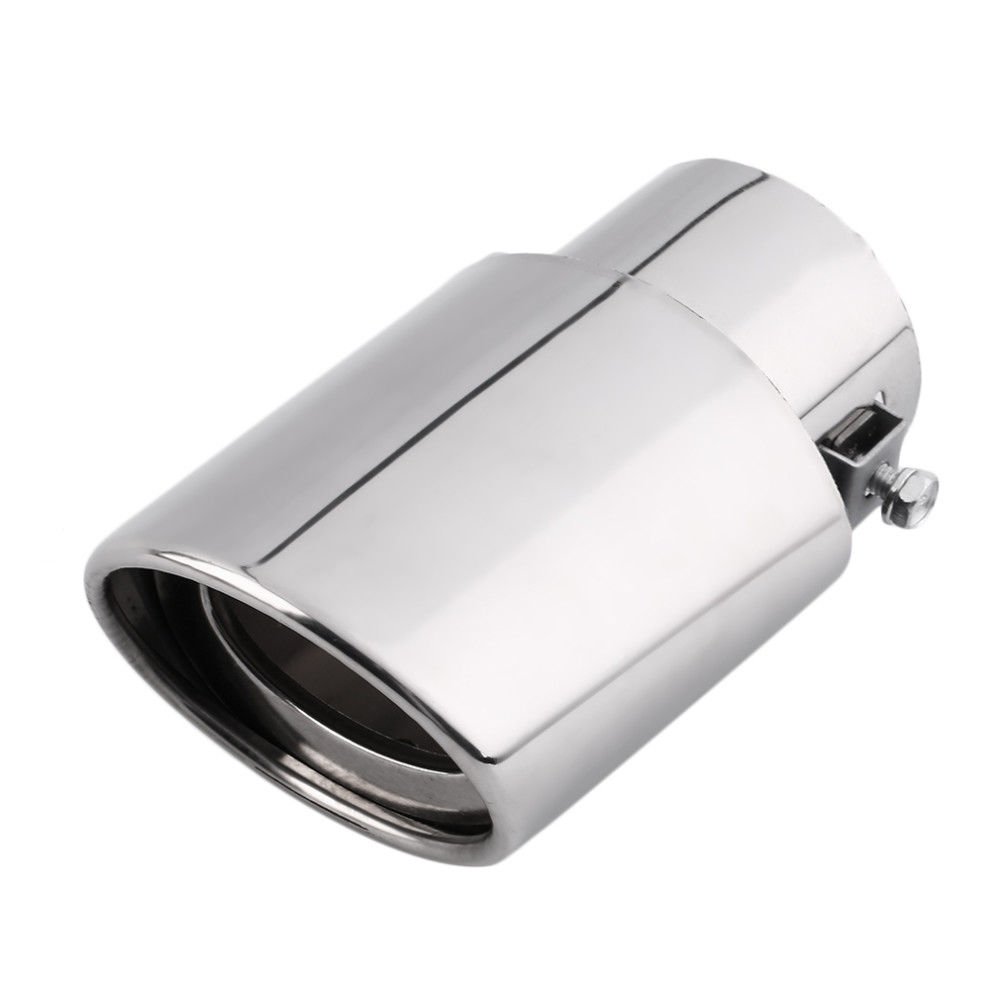 Vehicle Car SUV Straight Stainless Steel Rear Tail Exhaust Pipe Tip Muffler