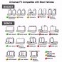 13x 5-Seats Sedan SUV M Size Gray / Grey PU Seat Covers Front+Rear Full Set Kit