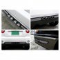 2pc Car Rear Grid Simulation Vent Double Tube Exhaust Pipe ABS Exterior Decor