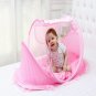 Durable Pink Baby Infant Sleeping Mosquito Net Pop Up Bubble Cot Bassinet Sleep
