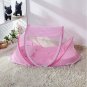 Durable Pink Baby Infant Sleeping Mosquito Net Pop Up Bubble Cot Bassinet Sleep