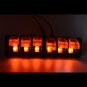 1pc DC12V 6-Gang LED Light Power Off Switch Control ABS Kit For Car SUV Coaches