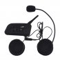 2pc BLK Two-way 6-Riders Bluetooth Helmet Interphone Intercom Motorcycle Headset