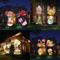 Christmas LED Motion Projector Light Birthday Holiday Party w/ RF Remote Control